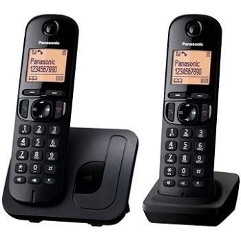 Panasonic KX-TGC212FXB Twinpack Black