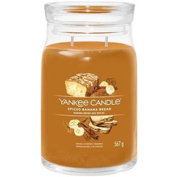 YANKEE CANDLE Signature sklo 2 knôty Spiced Banana Bread 567 g (5038581128795)