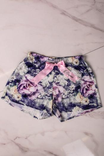 Ružovo-fialové pyžamové šortky Spring