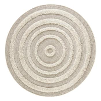 Krémovobiely koberec Mint Rugs Handira Circle, ⌀ 160 cm