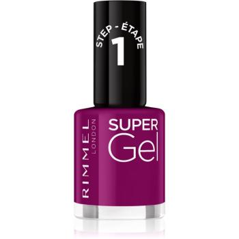 Rimmel Super Gel gélový lak na nechty bez použitia UV/LED lampy odtieň 025 Urban Purple 12 ml