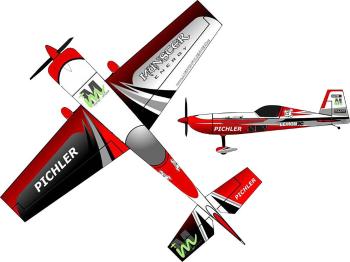 Pichler Extra 330 Münster Energy červená RC model motorového lietadla BS 840 mm