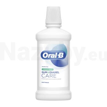Oral-B Gum & Enamel Care ústní voda bez alkoholu pro ochranu dásní a posílení skloviny 500 ml