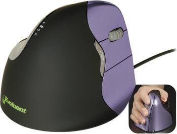 Evoluent Vertical Mouse 4 VM4S ergonomická myš USB optická čierna, purpurová 6 null 2800 dpi ergonomická