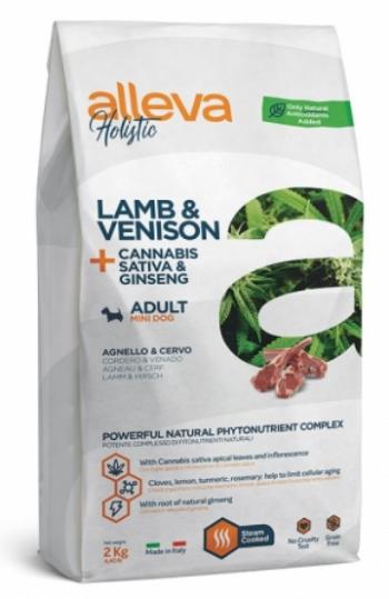 Alleva HOLISTIC dog adult mini lamb & venison 2kg