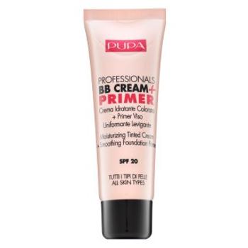 Pupa Professionals BB Cream + Primer SPF 20 002 Sand BB krém pre zjednotenie farebného tónu pleti 50 ml