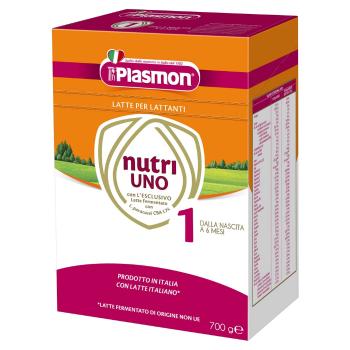 Plasmon Nutri-uno 1 počiatočné mlieko 0m+, 2 x 350 g