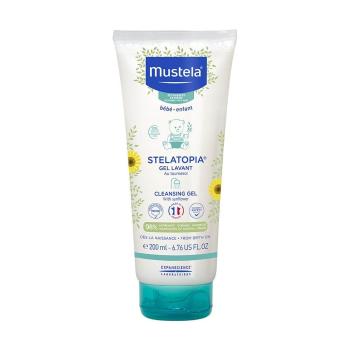 Mustela Detský sprchový gél pre extrémne suchú a atopickú pokožku Stelatopia ( Clean sing Gel) 200 ml