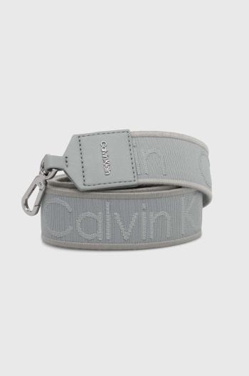 Popruh ku kabelke Calvin Klein šedá farba,K60K611690