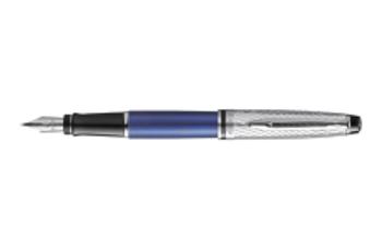 Waterman 1507/1957650 Expert DLX Metallic Blue CT plniace pero hrot F