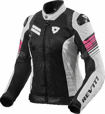 Rev'it! Jacket Apex Air H2O Ladies White/Pink 34 Textilná bunda