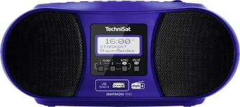 TechniSat DIGITRADIO 1990 CD-rádio DAB+, FM AUX, Bluetooth, CD, DAB+, UKW, USB  s USB nabíjačkou, funkcia alarmu modrá