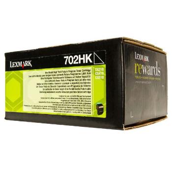 Lexmark 70C2HK0, black, 4000 str., return, high capacity, originálny toner