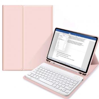 Tech-Protect SC Pen puzdro s klávesnicou na iPad Air 4 2020 / 5 2022, ružové