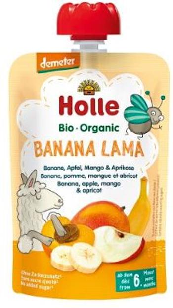 HOLLE BIO Pyré,Banana Lama, banán, jablko, mango a marhuľa 100 g