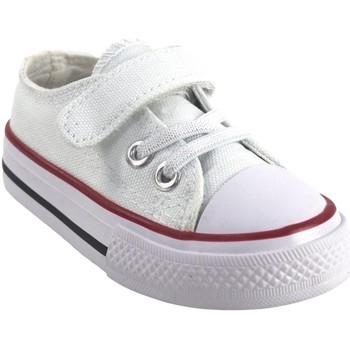 Bienve  Univerzálna športová obuv Plátno detské  biele  Biela