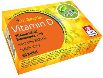 Dr. Bojda VEGANSKÝ Vitamín D3/D2 Biokomplex + B5 extra silný 2000 I.U. 60 tabliet