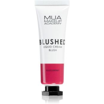 MUA Makeup Academy Blushed Liquid Blusher tekutá lícenka odtieň Razzleberry 10 ml