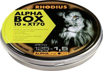 Rhodius XT70 BOX 211083 rezný kotúč rovný  125 mm 22.23 mm 1 ks
