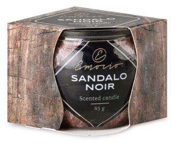 Emocio Sklo Dekor 70x62 mm Sandalo Noir, vonná svíčka