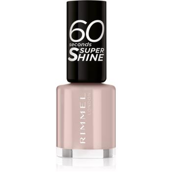 Rimmel 60 Seconds Super Shine lak na nechty odtieň 500 Caramel Cupcake 8 ml