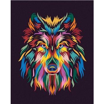 Maľovanie podľa čísel – Vlk vo farbách (HRAmal00553nad)