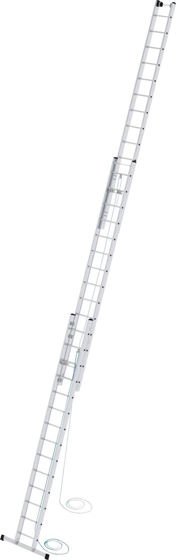 MUNK Günzburger Steigtechnik  21614 hliník výsuvný hliníkový rebrík s lanom Montáž pomocou nástrojov Max.prac. výška: 10