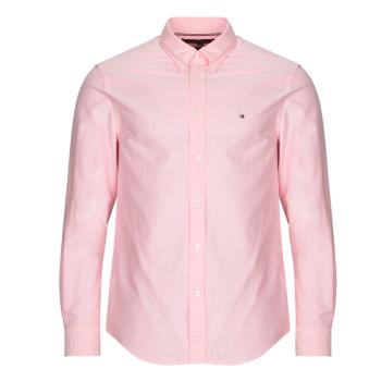 Tommy Hilfiger  SOLID HERITAGE OXFORD RF SHIRT  Košele s dlhým rukávom Ružová