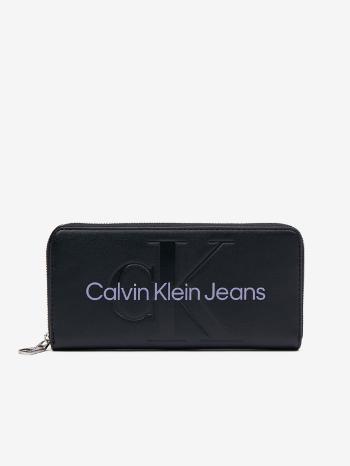 Calvin Klein Jeans Sculpted Mono Zip Peňaženka Čierna