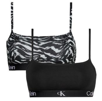 Calvin Klein 2 PACK - dámska podprsenka CK96 Bralette QF7215E-BIK L