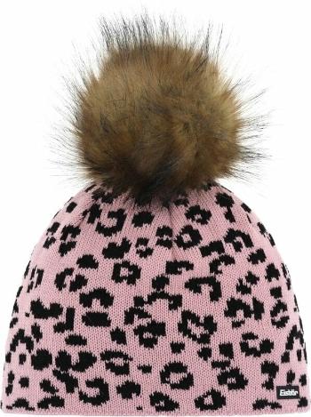 Eisbär Leora Lux Beanie Pink Clay/Black/Beige UNI Lyžiarska čiapka