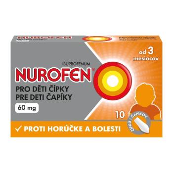 Nurofen pre deti čapíky 60 mg sup.10 x 60 mg