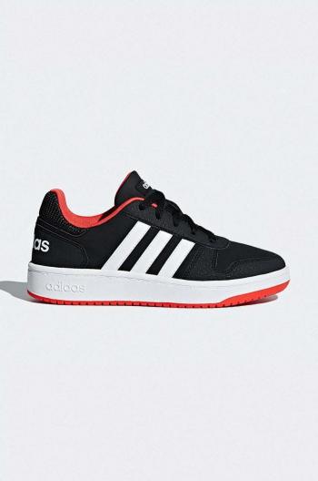 Detské tenisky adidas Hoops 2.0 B76067 čierna farba