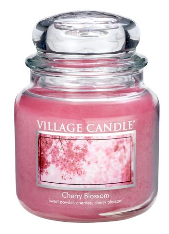 Village Candle Vonná sviečka v skle Čerešňový kvet (Cherry Blossom) 397 g