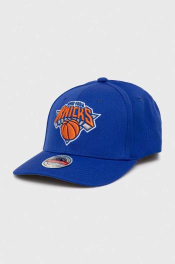 Šiltovka s prímesou vlny Mitchell&Ness New York Knicks s nášivkou