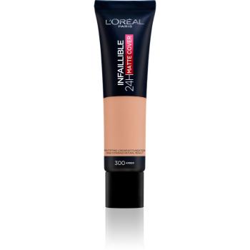 L’Oréal Paris Infallible 24H Matte Cover dlhotrvajúci make-up s matným efektom 300 Amber 30 ml