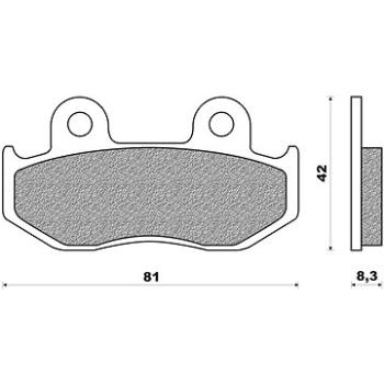 NEWFREN brzdové doštičky (zmes SCOOTER ELITE ORGANIC) (2 ks) M502 – 664 (M502-664)