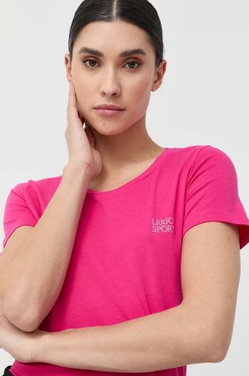 Tričko Liu Jo dámsky, ružová farba