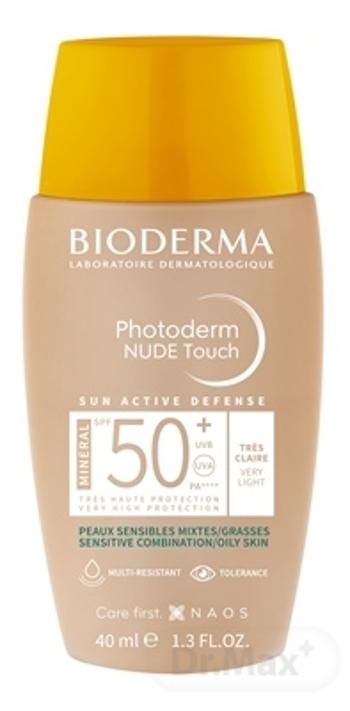 Bioderma Photoderm NUDE Touch MINERAL veľmi svetlý SPF 50+ fluid na opaľovanie