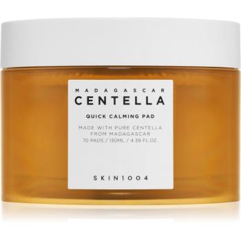 SKIN1004 Madagascar Centella Quick Calming Pad intenzívne revitalizačné vankúšiky pre upokojenie a posilnenie citlivej pleti 70 ks