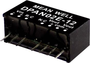 Mean Well DPAN02C-12 DC / DC menič napätia, modul   83 mA 2 W Počet výstupov: 2 x