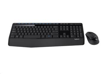 Logitech sada Wireless Combo MK345, bezdrôtová klávesnica + myš, US INT&#39;L, 2.4GHZ, INTNL