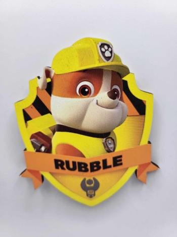 Magnetka na tortu - Paw Patrol Rubble