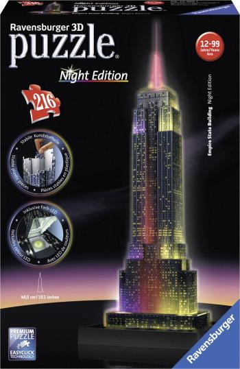 Ravensburger 3D Puzzle Empire State Building v noci