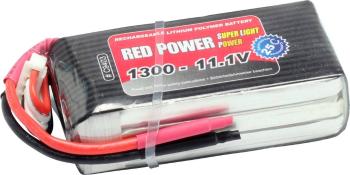 Red Power akupack Li-Pol 11.1 V 1300 mAh Počet článkov: 3 25 C SoftCase otvorené káblové koncovky
