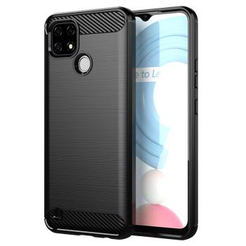 IZMAEL Realme C21 Puzdro Carbon Bush TPU  KP10687 čierna