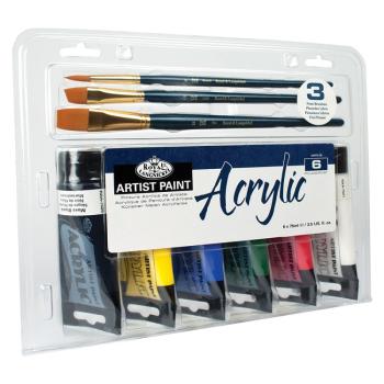 Sada akrylových farieb Royal &amp; Langnickel Essentials / 9 dielna