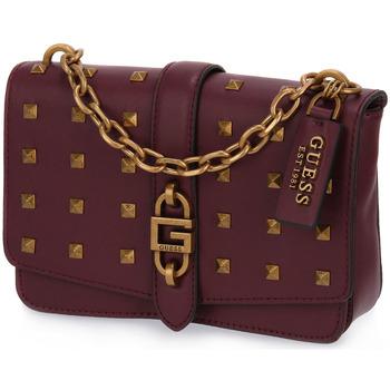 Guess  Tašky MER SQUARE G LUX CROSSBODY  Červená