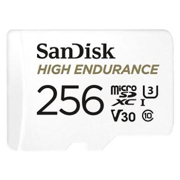 SanDisk microSDHC 256GB High Endurance Video U3 V30 + SD adaptér (SDSQQNR-256G-GN6IA)