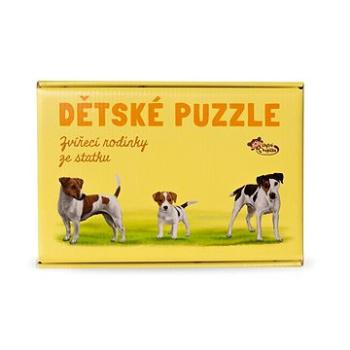 Múdra opička Detské Trio Puzzle, Zvieratká zo statku, 30 dielikov (CHO333)